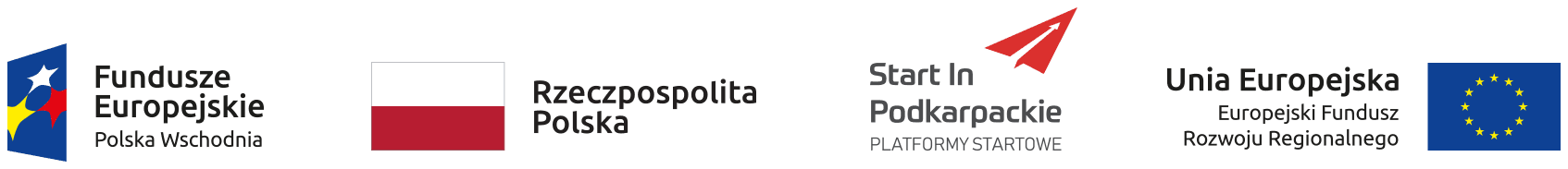 Fundusze Europejskie Polska Wschodnia, Rzeczpospolita Polska, Start In Podkarpackie Platformy Startowe, Unia Europejska Europejski Fundusz Rozwoju Regionalnego